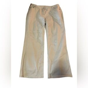 EUC Charter Club Women’s Beige Denim Pants 16W